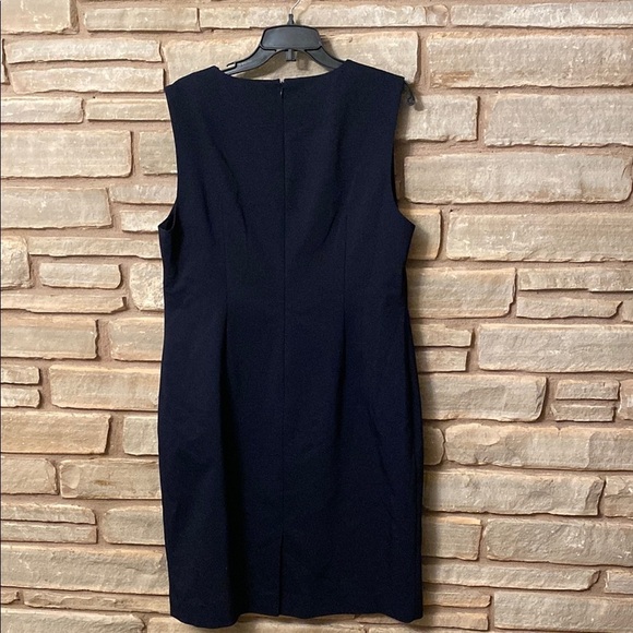 Alex MARIE  Elegant Black Sleeveless Dress Size 16 - Picture 8 of 9